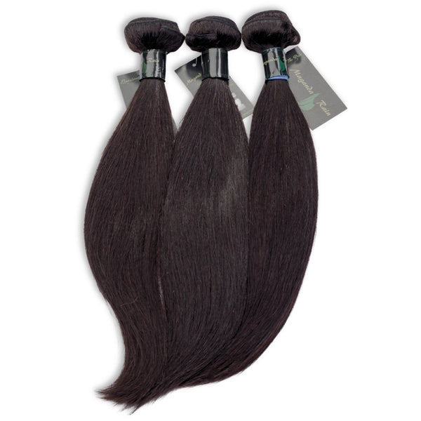 Maganda Rain 100% cabello humano virgen recto 3 paquetes